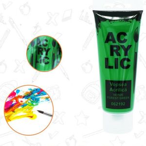Vopsea acrilica, uscare rapida, tub 75 ml, verde 142948791 - Akrilfesték