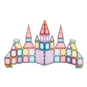 Mágneses építőkészlet 66db, Többszínű