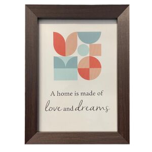 Ethel wenge fa képkeret 15x21 cm, elölnézet - Képkeret