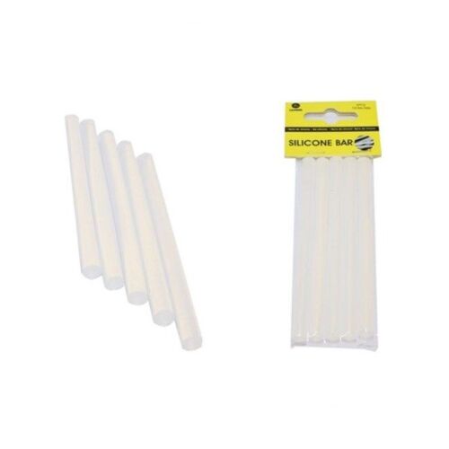 Set 5 batoane silicon, diametru 7 mm, pentru pistoale de lipit, transparente 142949220