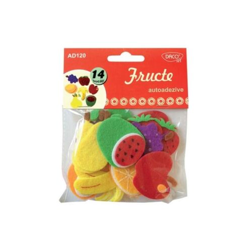 Dekoratív filc gyümölcsök