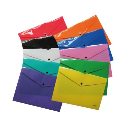 Boríték mappa tűzővel, A4-es formátum, műanyag, rózsaszín 142949504