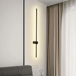 Lineáris LED fali lámpa, modern design, semleges fehér fény, 120cm, alumínium és PC, hálószoba világítás - MasterLED