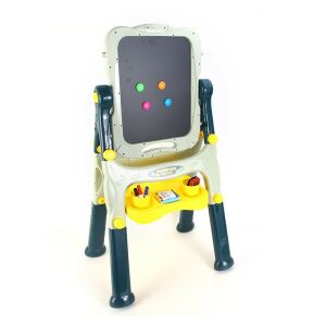 Tabla magnetica dubla cu inaltime reglabila si spatiu de depozitare - Table de scris si desenat