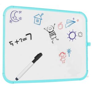 Tabla magnetică de desen pentru copii cu desene colorate, tablă albă ștearsă - Table de scris si desenat