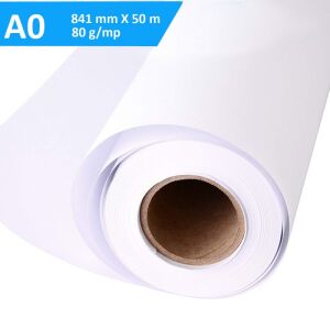 A0-ás fénymásolópapír tekercs, 841x50m, 80g