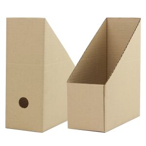 Függőleges irattartó dokumentumokhoz, barna karton, 300x245x115 mm 142950629 - Iratrendezés