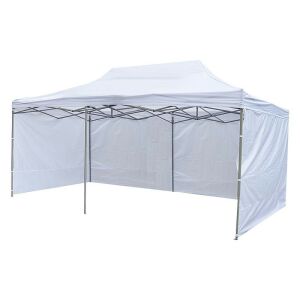 Szögletes nézet Cort de gradina quick tent, 6x3x3 m, fehér kerti pavilon - ProCart