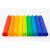 Krepp-papír 200x25 cm, szivárványszínű, 16 g/m2, 10 darabos kiszerelés 142951231