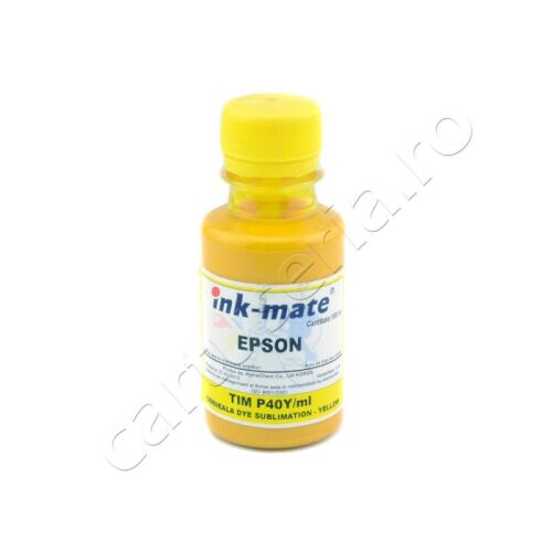 Ink-Mate Sárga Szublimációs Tinta Epson Nyomtatókhoz, 100ml 