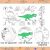Dinoszaurusz színező papír tekercs részletek: könnyen szegmentálható, rajzolható és ragasztható