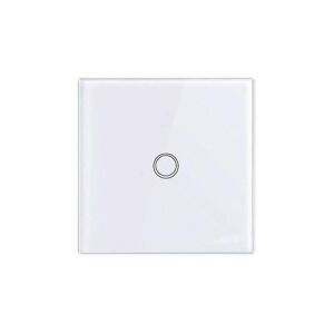 Telecomanda pentru intrerupator smart Touch Smart Home, 86 x 86 x 7 mm, sticla securizata, alb