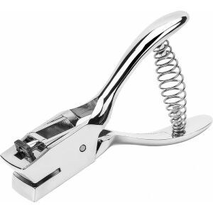 Perforator pentru carduri, etichete, tip cleste, gaura 13x3 mm, metalic 142953007 - Perforatori de hârtii