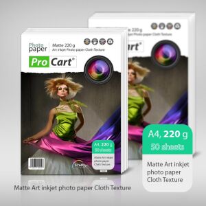 A4-es Art PHOTO papír textil textúrával MATA 220g