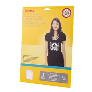 Kodak A4 hőtranszfer papír sötét anyagokhoz, 5 lap, A4 méret - Kodak