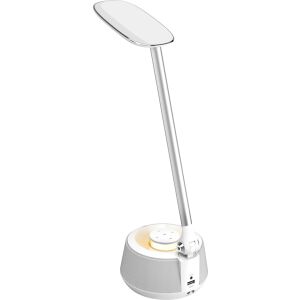 Lampa biurkowa Platinet z głośnikiem i ładowarką USB PDLU9A 18W (44123) 142954336 - Lampa stołowa