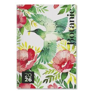 Period Botanic 2026 Napi A/5-ös határidőnapló virágmintával - Irodai kiegészítő