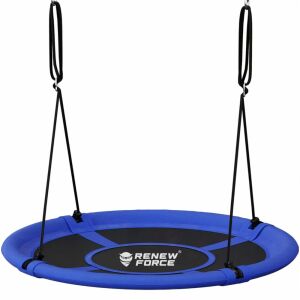 Renew Force kék fészekhinta, 100cm átmérő, kültéri játék eszköz - Fészekhinta