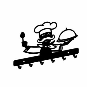 Hanger-Key Holder 2080 Chef tiparul 142959523 - Umerașe