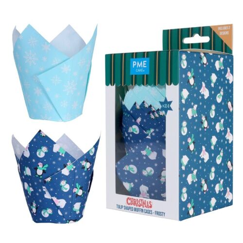 PME tulipános muffin papír, Tél, 24db 142975784