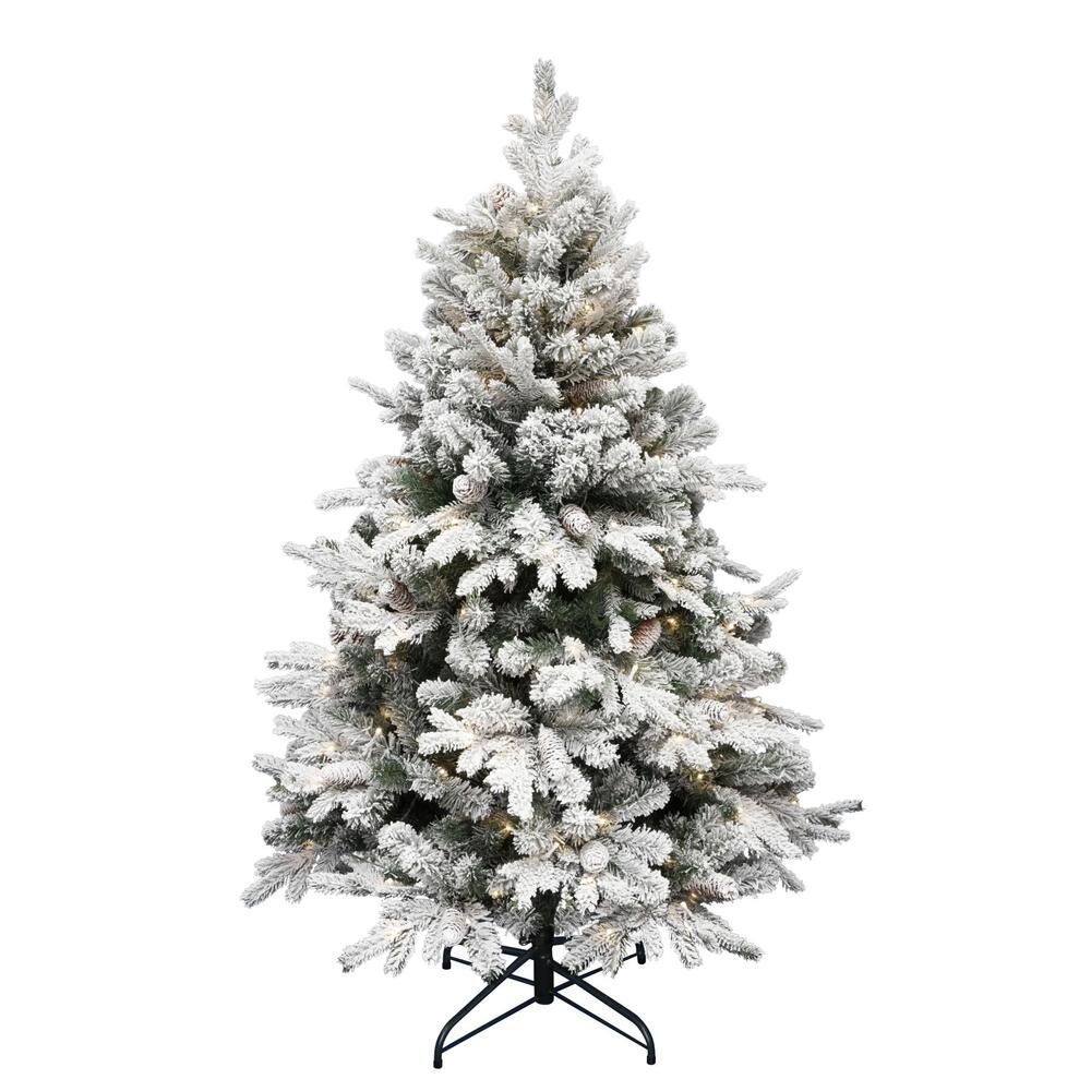 KMF8LED240 snehová jedľa s LED diódami, 460 ks teplých bielych LED diód, 8 programov, výška 240 cm, priemer 144 cm, 3D a 2D ihly, sieťové napájanie, interiérové vyhotovenie