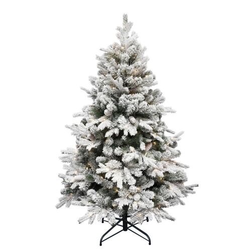 KMF8LED240 Havas műfenyő meleg fehér LED-ekkel, 240cm magas