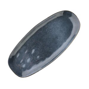 BASIC NATURE Kék Hosszú Tál 26,7x12x2,5cm, Modern Design