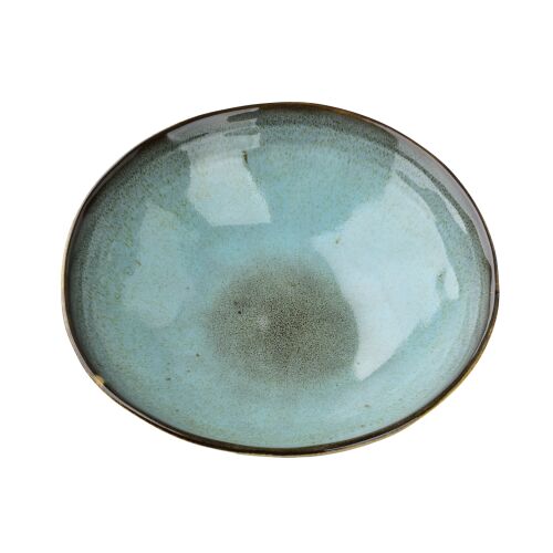 BASIC NATURE Zöld Kerámia Zsíroslé Miska, 750ml, 20x20x6,5cm 142981484