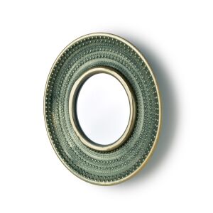 BASIC NATURE Dekoratív Tükör – 29x29cm Arany Színben