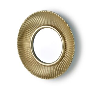 BASIC NATURE Dekoratív tükör 28x28 cm - elegáns arany keret