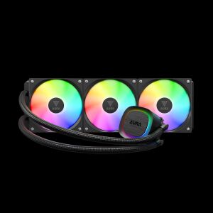 Gamdias Aura GL360 V2 Performance PWM ARGB Univerzális CPU vízhűtés - Fekete