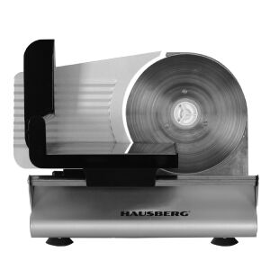 Hausberg HB-1135IN alumíniumházas 190mm Szeletelőgép 250W - Ezüst 142985420 - Szeletelő gép