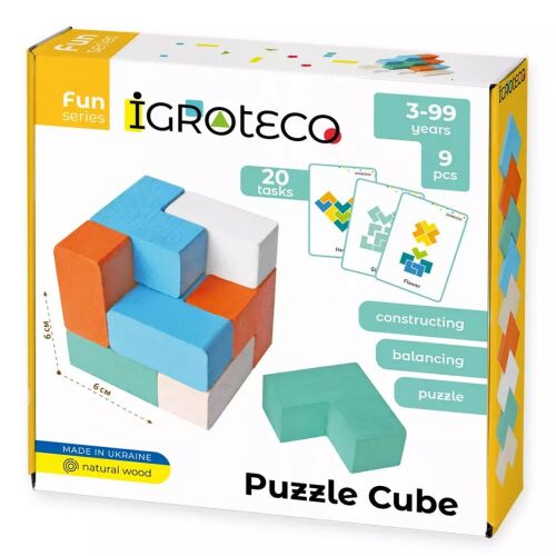 Ambalajul cubului puzzle Igroteco 2 în 1
