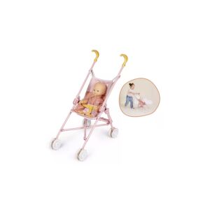 Wózek dla lalek Smoby Baby Nurse z lalką i przykładem użycia - Smoby