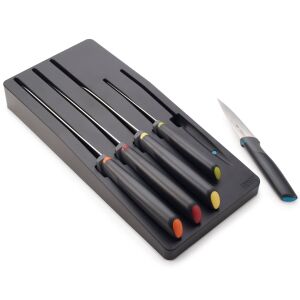 Joseph Joseph Elevate Rozsdamentes acél késkészlet 5 darabos - Fekete 142986713 - Konyhai eszköz