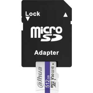 Dahua 512GB TF-C100A microSDXC UHS-I U3 Memóriakártya + Adapter 142987238 - Dahua