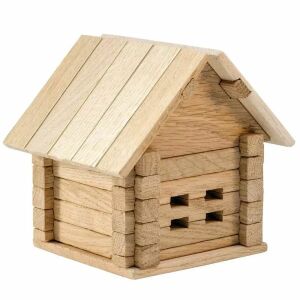 Igroteco Perselyház set de construcție din lemn, 7 piese pentru copii - Joc de construcție din lemn
