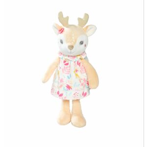 Nicotoy Reh Plüschtier - 30cm, weiches Babyplüsch mit Blumenkleid - Kuscheltiere