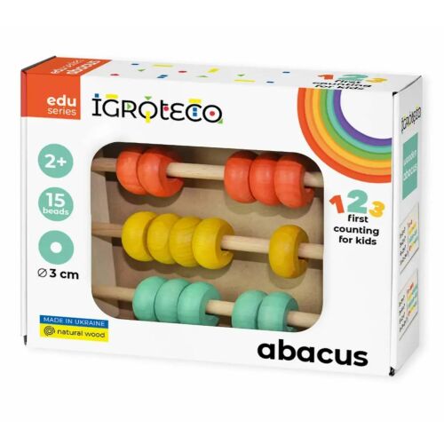 Ambalajul jucăriei educative Igroteco Abacus 3x5