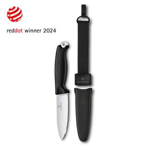 Victorinox Venture Bushcraft kés övtartóval 10,5 cm - Fekete