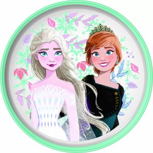 Kraina lodu: Plastikowy talerz z antypoślizgową powierzchnią 142989239 - Talerz dla dzieci