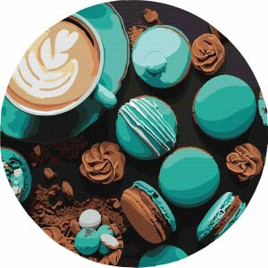 Идейка: Оцветяване по номера момент на шоколад - 39 см 142991011 - Комплект за изкуства и занаяти