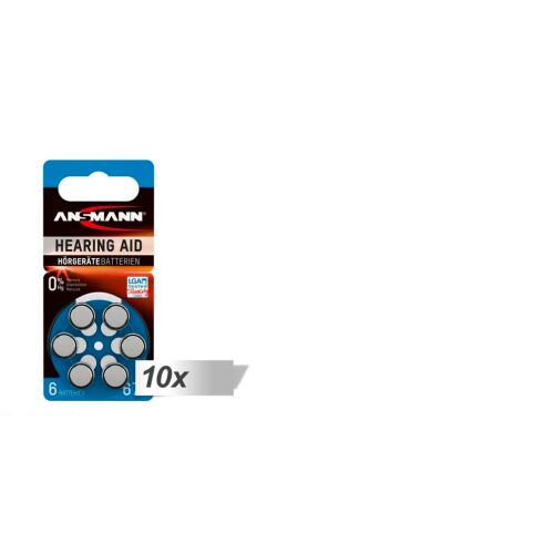 Ansmann PR44 Cink-levegő hallókészülék elem 1.4V (60db /csomag)