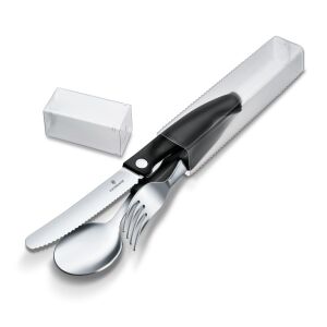 Victorinox Swiss Classic 3 darabos utazó evőeszköz készlet - Fekete/Inox 142991861 - Victorinox