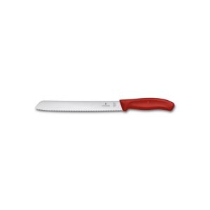 Victorinox V-6.86 31.21B Rozsdamentes acél Kenyérvágó kés 21cm - Piros 142991971 - Victorinox