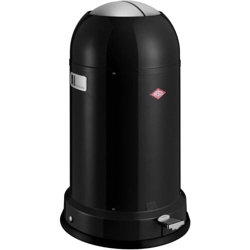 WESCO Kickmaster Soft 33 literes pedálos fém szemetes - Matt fekete