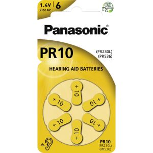 Panasonic PR-10L/6LB Cink-levegő hallókészülék elem (1db /csomag) 142992148 - Panasonic