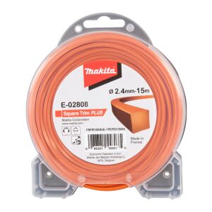 Makita E-02808 2,4mm Szögletes damil (15m)