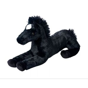 Nicotoy Fekete Ló Plüss figura 60 cm