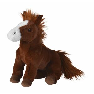 Nicotoy Braunes Pferd Plüschtier, 28 cm, weich und kuschelig - Kuscheltiere